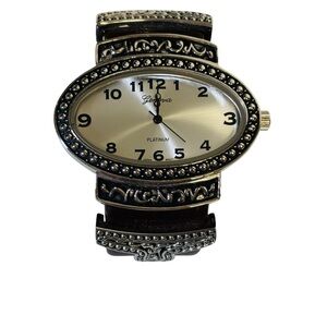 Geneva Platinum women’s #8019 Western Style Cuff Watch